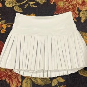 Gold Hinge Tennis/Pickleball White Small Skirt